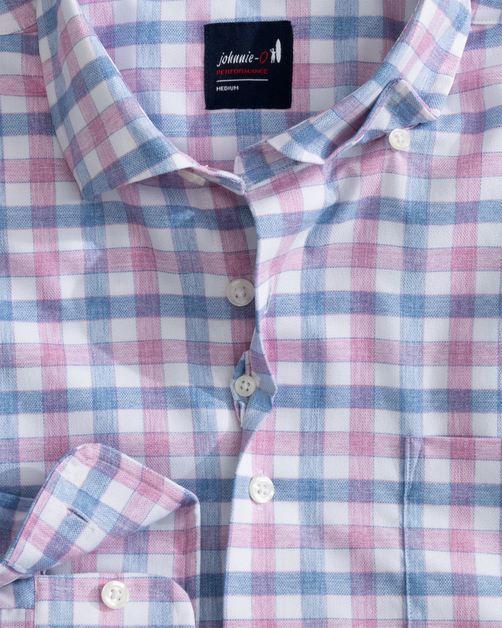 McArthur Pink Performance Button Up Shirt