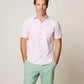 Avin Jersey Knit Button Up Shirt - Bahama Mama