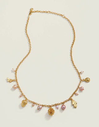 Pine Forest Necklace 17" Bronze