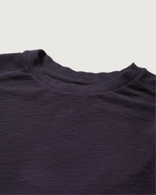 Clint Waffle Cotton Crew Neck