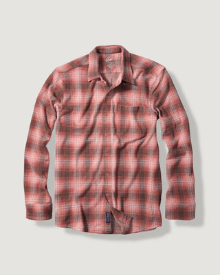 Loom Soft Jacquard Shirt Red Plaid