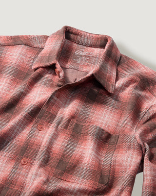 Loom Soft Jacquard Shirt Red Plaid