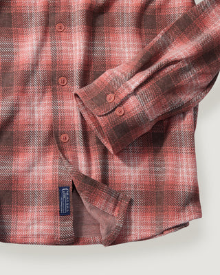 Loom Soft Jacquard Shirt Red Plaid