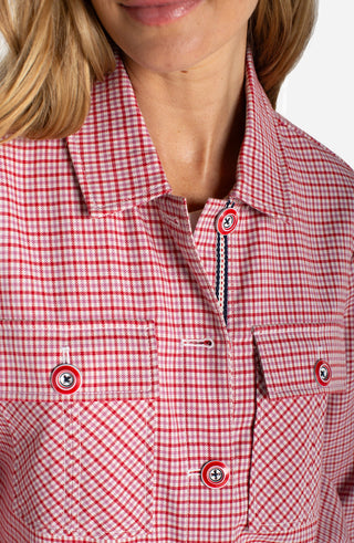 Shacket w/ Flap Pockets