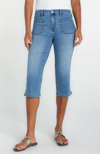 Capri With Patch Pockets