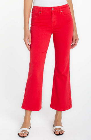 Hannah Crop Flare w/ Slit