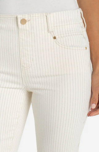 Gia Glider Crop Flare - Nautical Stripe