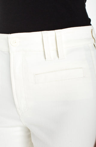 Crop Wide Leg With Welt Pockets