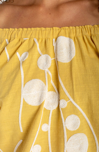 3/4 Sleeve Woven Top