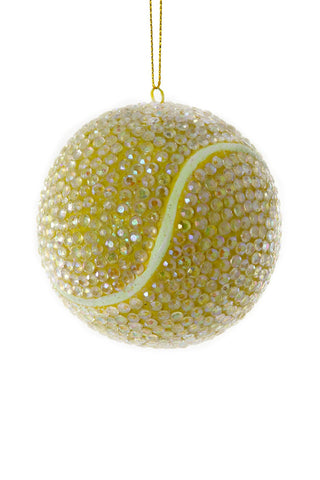 Jeweled Tennis Ball Ornament