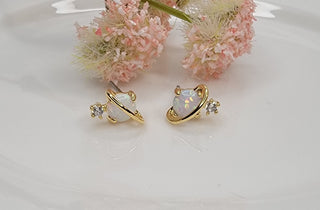 Planet Post Earrings