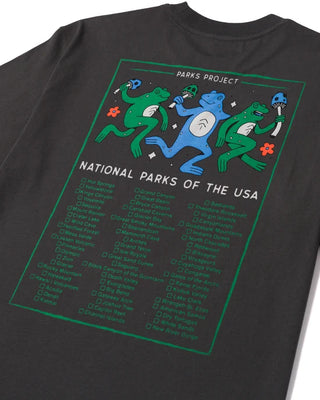 Great Outdoors Dancin' Frog Checklist Tee