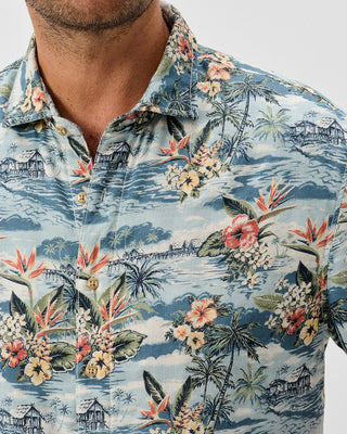 "Surf Flannel" Short Sleeve Button Down Shirt