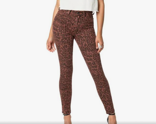 Animal Print Jeans