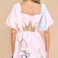 Pink Bride Dress