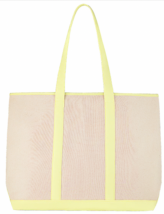 Large Shopper Tote - Banana