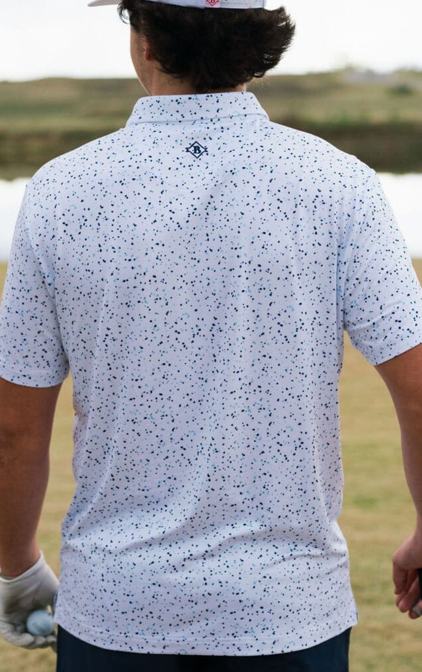 Performance Polo - White Speckled