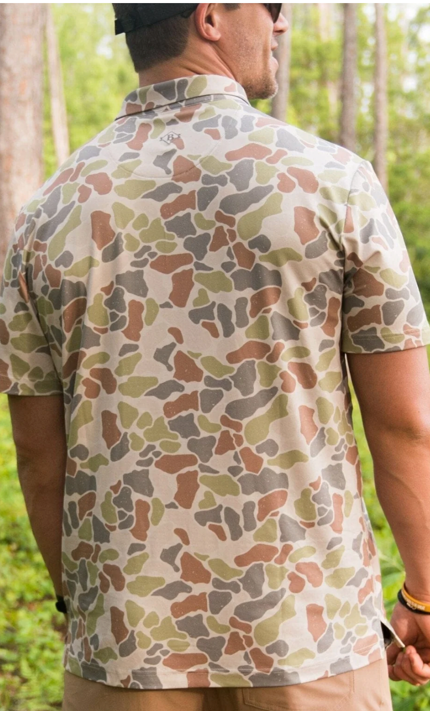 Performance Polo - Driftwood Camo