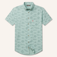 Atoll Woven Shirt - Geometric Fish Blue