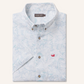 Island Linen Shirt - Flamingos white