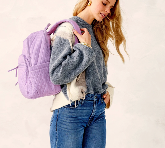 Bancroft Backpack Purple Rhapsody in Cotton gabardine