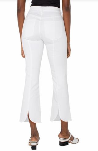 gia glider crop flare w tulip back slit 25.5"