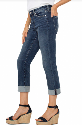 charlie crop wide rolled cuff 24"