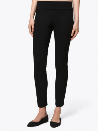 Black Control Stretch Ankle Pant