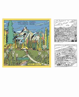 National Park Coloring Book