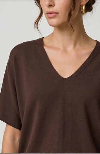 V neck dolman popover java