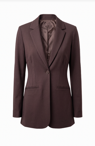Fit and flare blazer