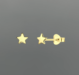Twinkle Little Star Gold Studs