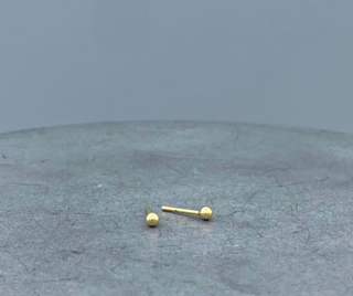 Gold Classic Ball Studs