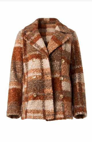 Double breasted peacoat