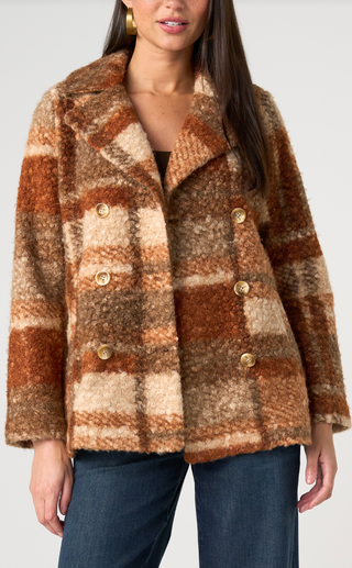 Double breasted peacoat