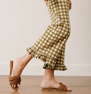 Painted Gingham Romy Pant