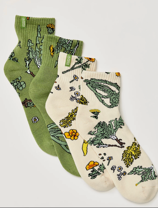 FOREST FORAGER QUARTER SOCK 2 PACK