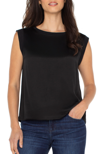 Sleeveless Woven Top