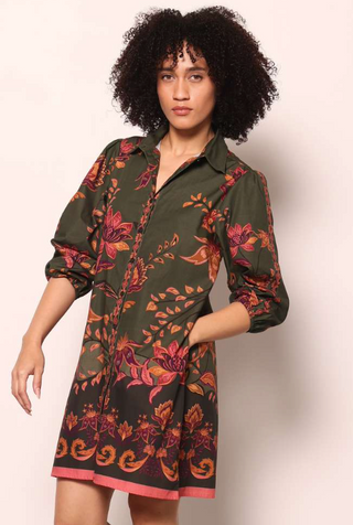 Ava Olive Trails Dress