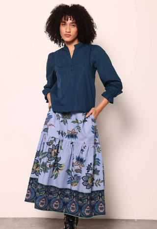 Ada Skirt - Periwinkle Mosaic