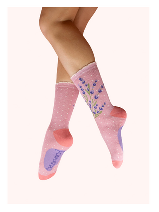 Ladies' Ankle Socks - Luscious Lavender
