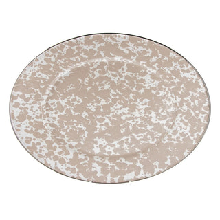 Swirl Oval Platter Taupe