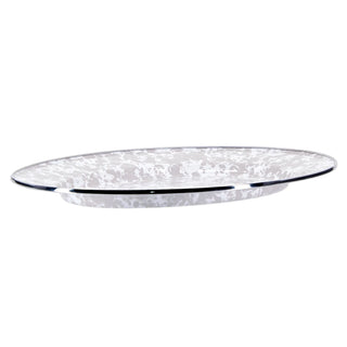 Swirl Oval Platter Taupe