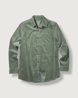 Saratoga Featherweight Cord Shirt Agave