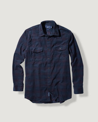 Jeremiah Vintage Yarn Dyed Shirt - India Ink Plaid