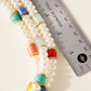 Layered Pearls Beaded Necklace