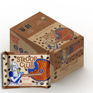 Coffee Caramel Organic and Plant-Based Stroopwafel 2-packs