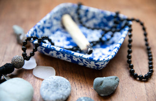 Splatter Small Square Tray - Red