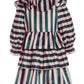 Anna Julia Dress Holiday Stripe