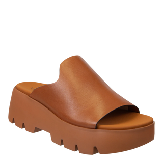 Drift Platform Sandal (Camel)